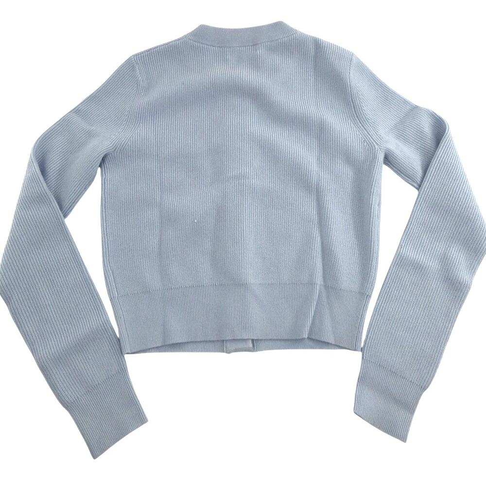 Cara Cara Women's Light Blue Crewneck Ellery Cardigan Sweater Size S - Picture 8 of 10
